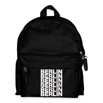 L’ÉTAT FÉDÉRAL DE BERLIN, LA CAPITALE ! FRONTIÈRE NATIONALE - Sac à dos Enfant - noir - Devant