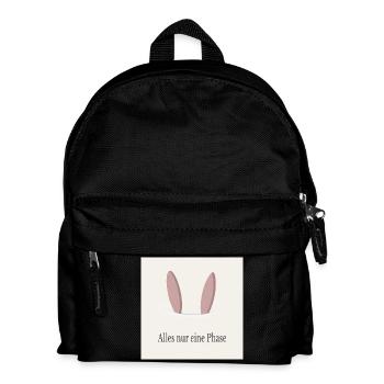 Ce n’est qu’une phase – affiche minimaliste - Sac à dos Enfant - noir - Devant
