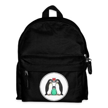 Vintage Mushroom Mycelium Nature Swarm Intelligence - Kids' Backpack - black - Front