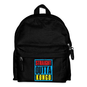 Directement sorti du Congo - Sac à dos Enfant - noir - Devant