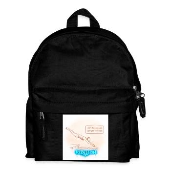Poolside Rebellion - Kids' Backpack - black - Front