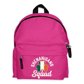 Shenanigans Squad Shamrock - Kids' Backpack - fuchsia - Front
