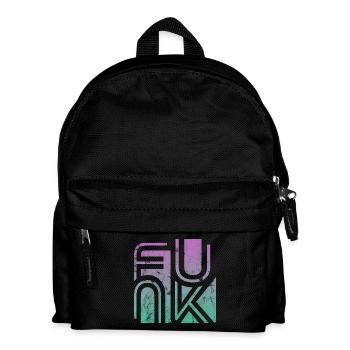 Funk Vintage - Kinder Rucksack - Schwarz - Vorne