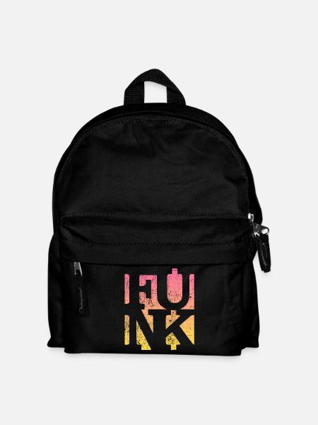 Funk Retro Musik - Kinder Rucksack - Schwarz