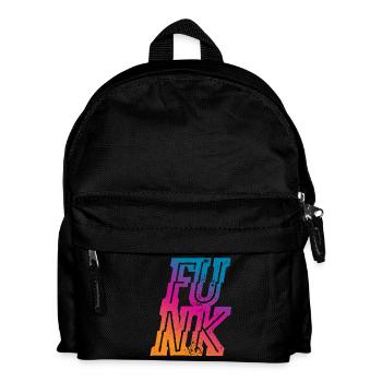 Funk - Kinder Rucksack - Schwarz - Vorne