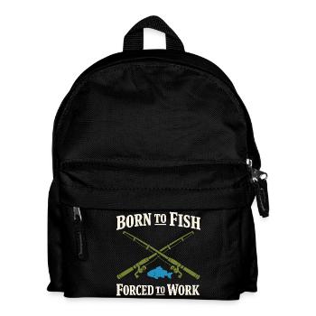 Mode de vie de pêche pêcheur pour les poissons à vie - Sac à dos Enfant - noir - Devant