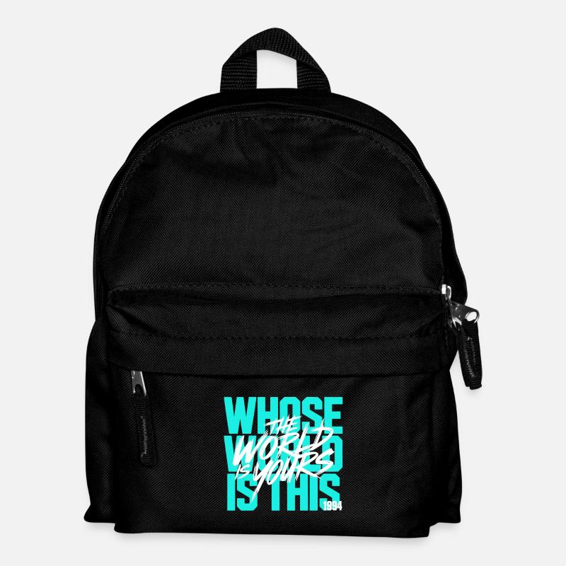 Wem gehört diese Welt 1994 - Kinder Rucksack - Schwarz
