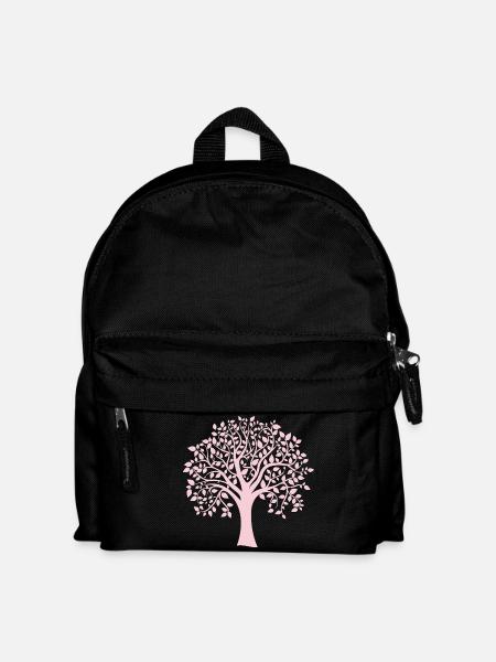 Icon Pink Jumbo Tree Print Silhouette - Kinder Rucksack - Schwarz