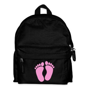 Baby feet - Kids' Backpack - black - Front