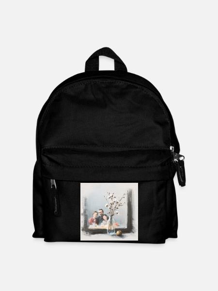 Family breakfast - Kids' Backpack - black