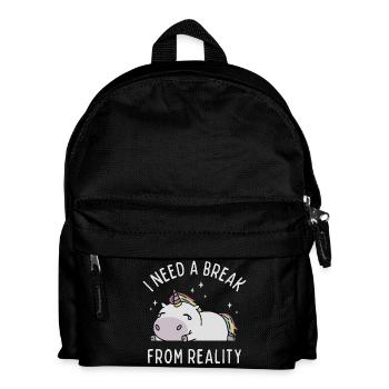 I Need a Break From Reality - Kids' Backpack - black - Front