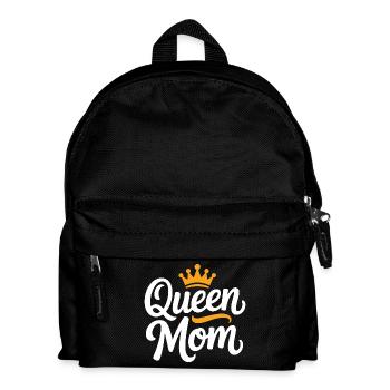 Queen Mom - Kinder Rucksack - Schwarz - Vorne