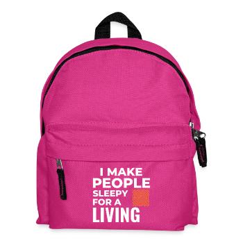 Zertifizierter klinischer Hypnotherapeut - Kinder Rucksack - Fuchsia - Vorne