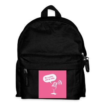 Be a Voice, Not an Echo - Kids' Backpack - black - Front