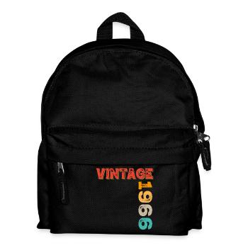 1966 Vintage - Kinder Rucksack - Schwarz - Vorne