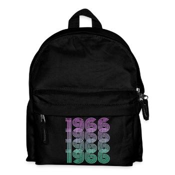 Vintage 1966 - Kinder Rucksack - Schwarz - Vorne