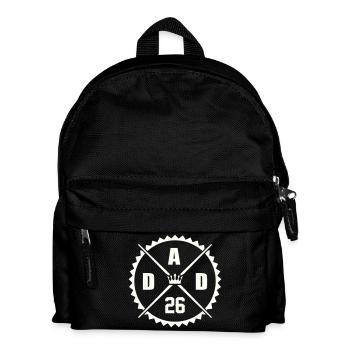 Dad 26 - Kinder Rucksack - Schwarz - Vorne
