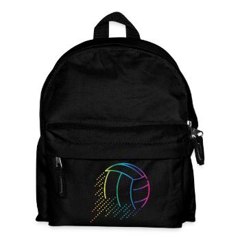 Volleyball Ball - Kinder Rucksack - Schwarz - Vorne