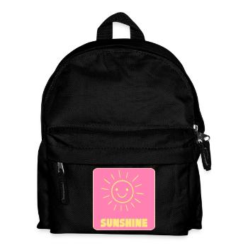 Sonnenschein - Kinder Rucksack - Schwarz - Vorne