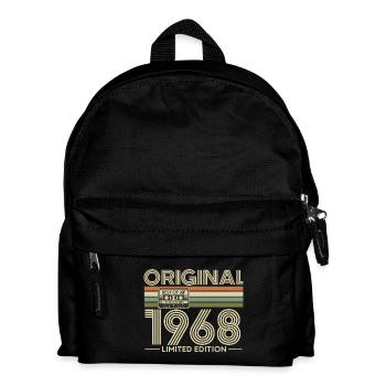 Originale Retro Limited Edition von 1968 - Kinder Rucksack - Schwarz - Vorne