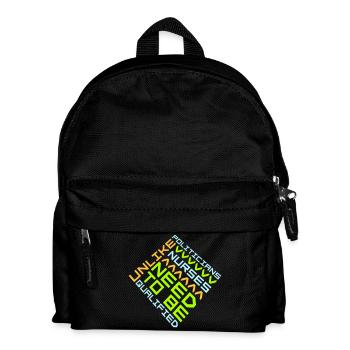 Unlike Politicians Nurses Need To Be Qualified - Kids' Backpack - black - Front