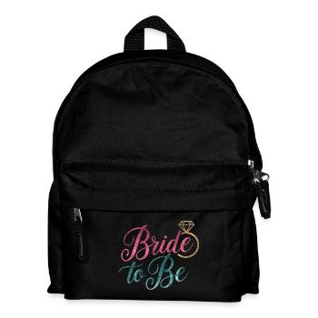 Future mariée - Sac à dos Enfant - noir - Devant