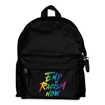 End Racism Now - Kinder Rucksack - Schwarz - Vorne