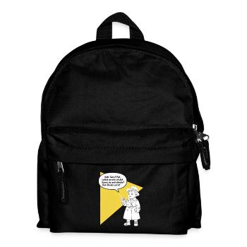 Bonjour tante - tu décroches ? Ton frère est drôle, agaçant - Sac à dos Enfant - noir - Devant