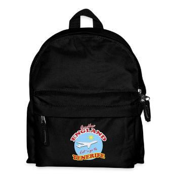Goodbye England Let´s go to Tenerife  - Kids' Backpack - black - Front