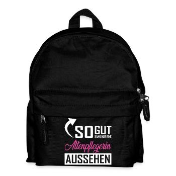 So gut kann nur eine Altenpflegerin aussehen - Kinder Rucksack - Schwarz - Vorne