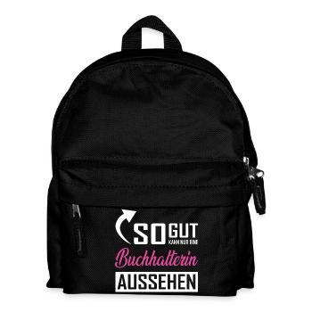 So gut kann nur eine Buchhalterin aussehen - Kinder Rucksack - Schwarz - Vorne