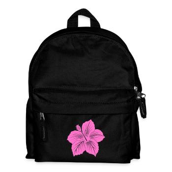Hibiscus flower - Kids' Backpack - black - Front