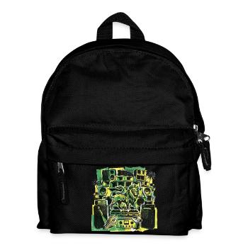 Roots Dub Reggae Soundsystem - Kids' Backpack - black - Front