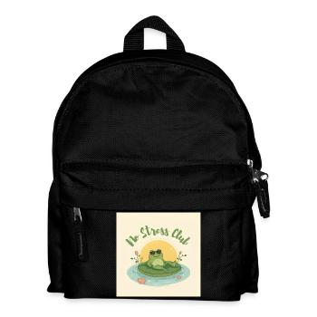 No Stress Club Grenouille Chill - Sac à dos Enfant - noir - Devant