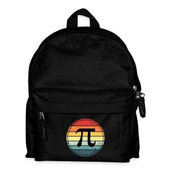 Pi Mathematik - Kinder Rucksack - Schwarz - Vorne