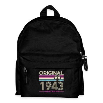 Originalausgabe von 1943 Retro - Kinder Rucksack - Schwarz - Vorne