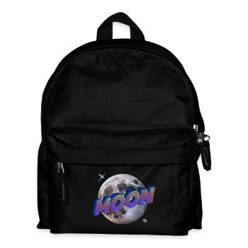 Lune - Série Espace Extra-Atmosphérique - Sac à dos Enfant - noir - Devant