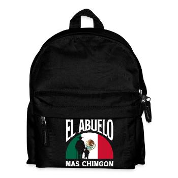 Mexiko Stolz & Heimat Mexikaner Mexico Flagge - Kinder Rucksack - Schwarz - Vorne