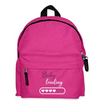 Progression du chargement cardiaque du bébé - Sac à dos Enfant - fuchsia - Devant