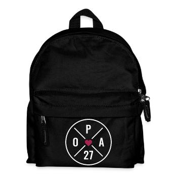 Grand-père 27 Cœur - Sac à dos Enfant - noir - Devant