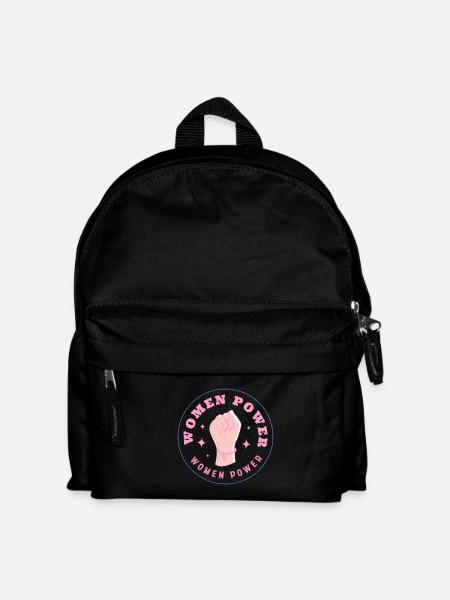 WOMEN POWER – FIST OF UNITY! ♀ GIRLS SISTERS - Kinder Rucksack - Schwarz