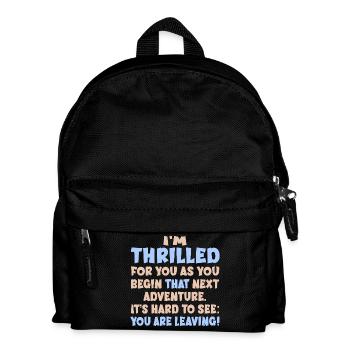 Adieu Travail d’adieu - Sac à dos Enfant - noir - Devant
