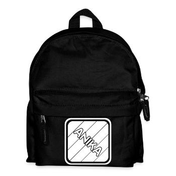 Anika as a first name - Kids' Backpack - black - Front