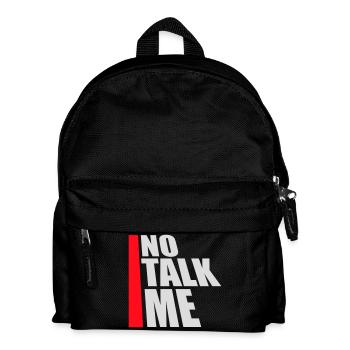 Pas de discours introverti antisocial drôle - Sac à dos Enfant - noir - Devant