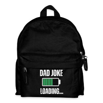 Papa-Witz - Kinder Rucksack - Schwarz - Vorne