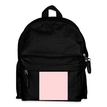 Pink Background Texture Template Personalize - Kids' Backpack - black - Front