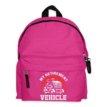 Lawn (meadow) Lawn mower - Kids' Backpack - fuchsia - Front