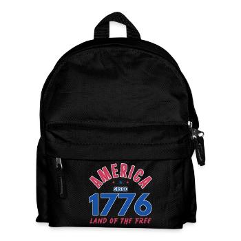 AMERICA 1776 LAND OF THE FREE  - Kids' Backpack - black - Front