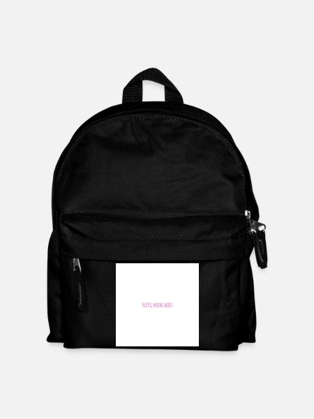 Pilates, Matcha, wiederholen - Kinder Rucksack - Schwarz