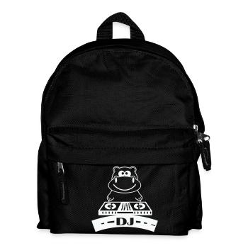 hippo_dj- - Sac à dos Enfant - noir - Devant